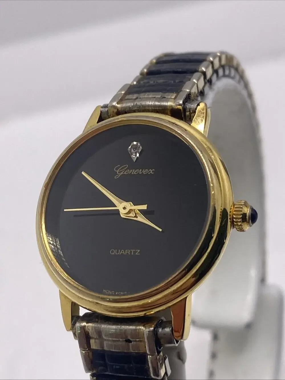 Vintage Geneva Womens Stretch Watch New Battery